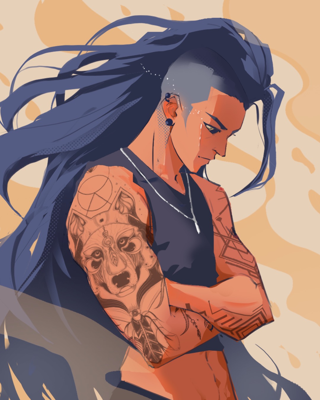 Illustration Lone Wolf