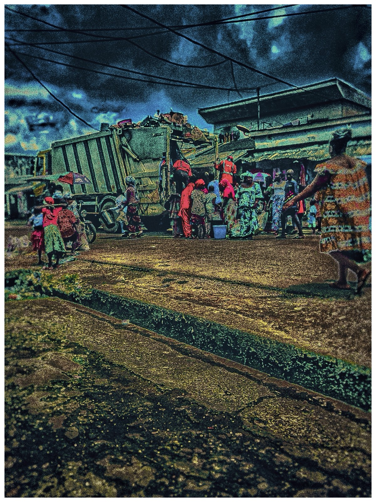 Photographie Camion Benne