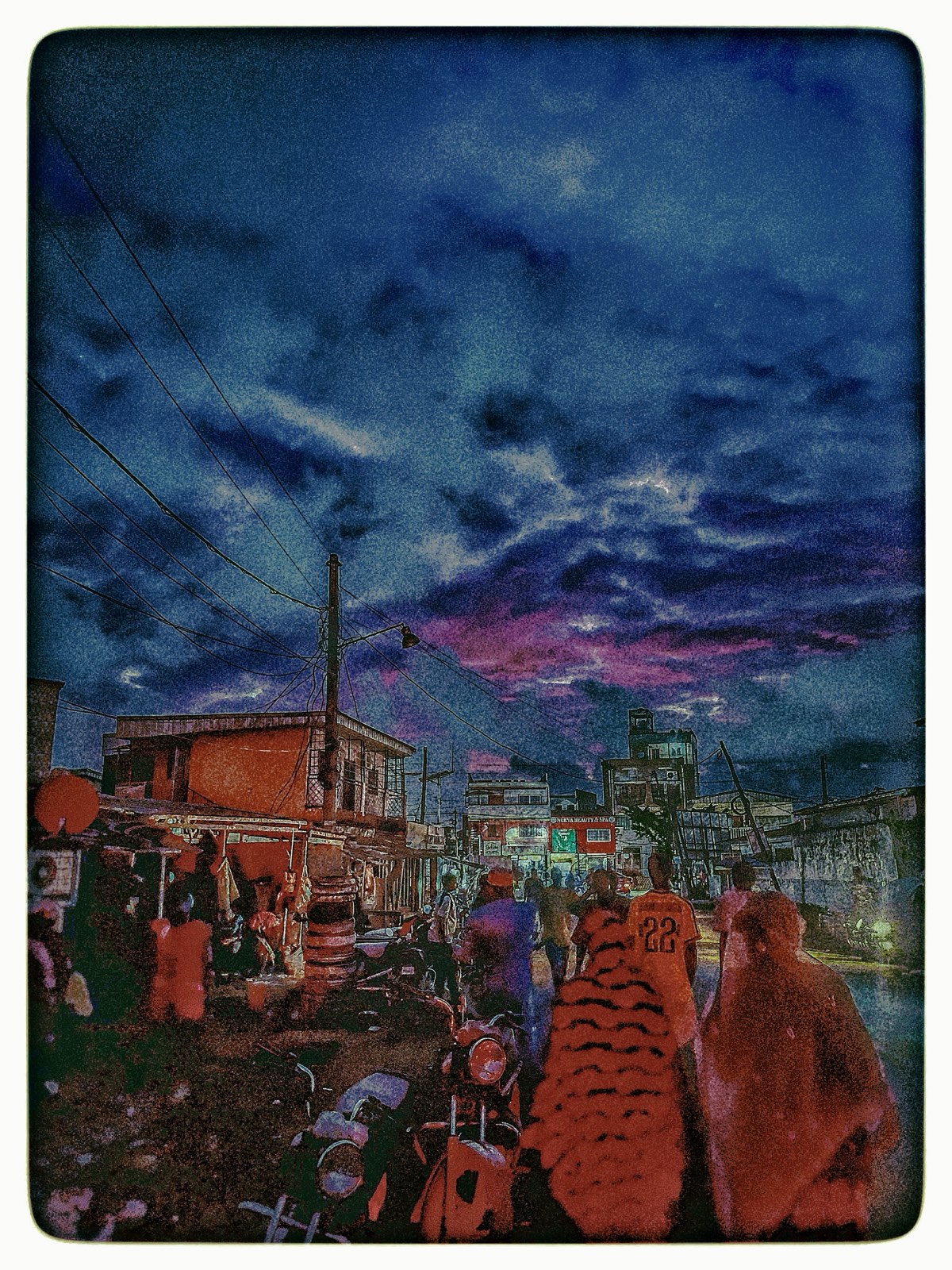 Photographie Marché à l’Heure Bleue
