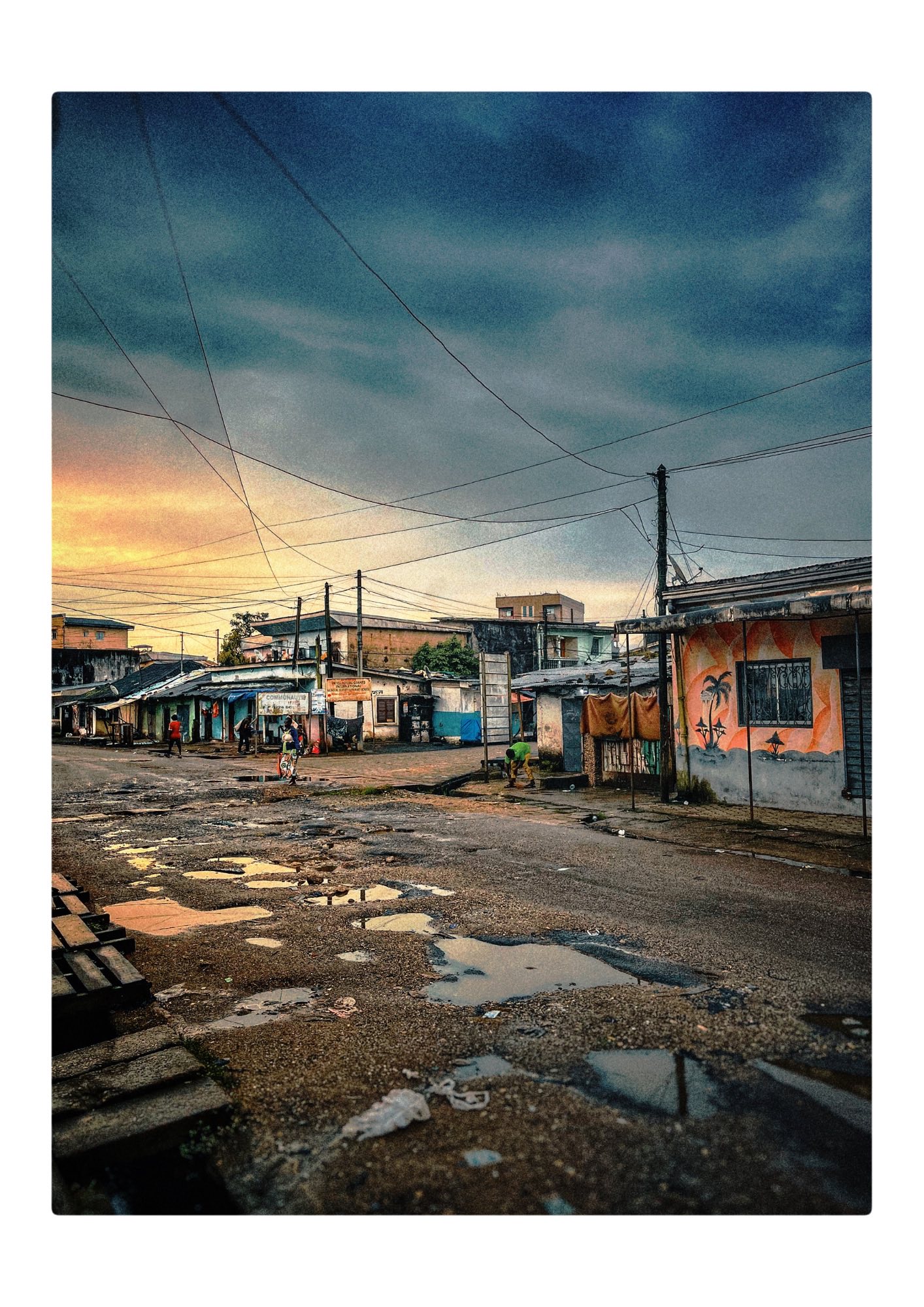 Photographie Rue au Coucher de Soleil